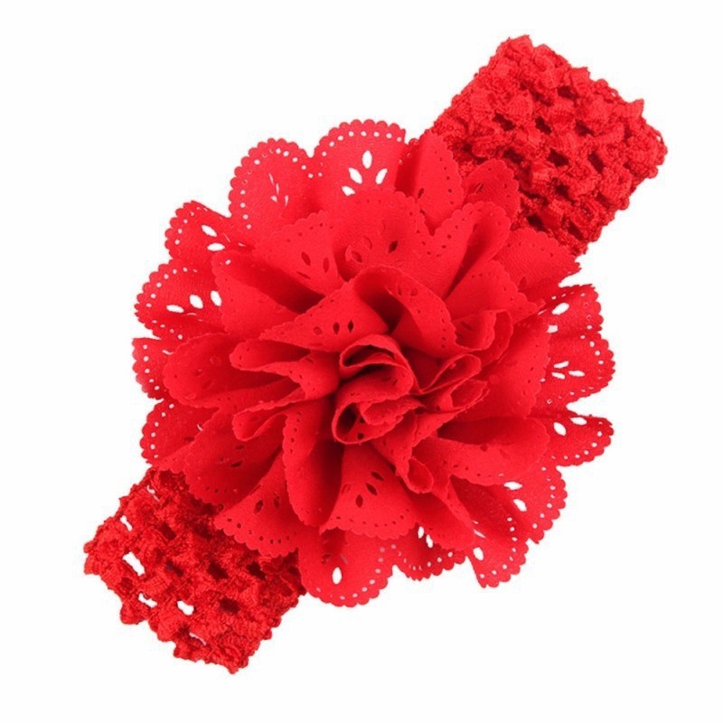 Băng đô hoa vải chiffon xinh xắn cho bé gái nhiều màu lựa chọn