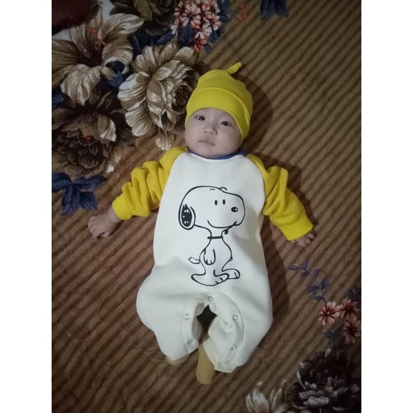 Body dài tay cho bé, nỉ bông ấm in hình họa tiết cute cho bé 4-11kg