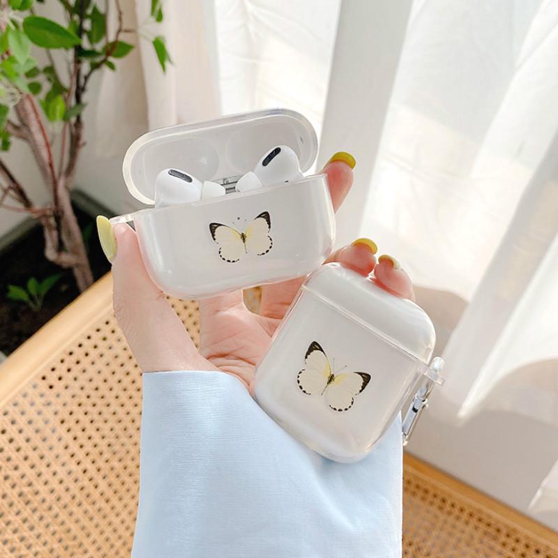 Vỏ Đựng Bảo Vệ Hộp Sạc Tai Nghe Airpods 1 / 2 Bằng Silicone