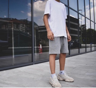 Quần short thun nam nữ 3 màu basic unisex