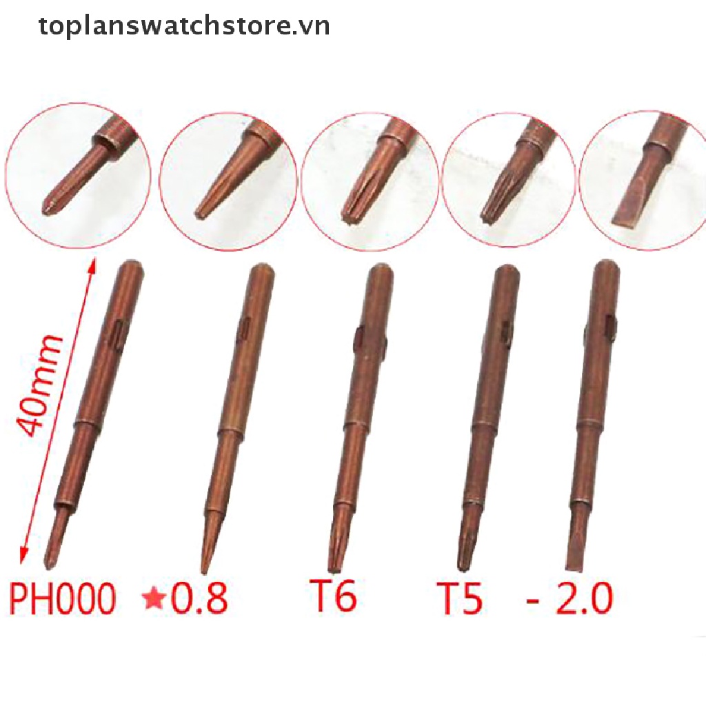 Tuốc Nơ Vít Lưỡi mini Kèm Đầu Thay Thế Chống Trượt Dùng Sửa Chữa