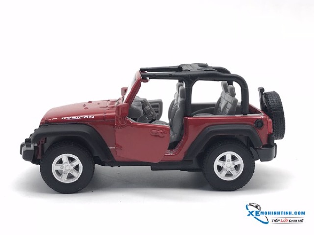 Xe mô hình Jeep Wrangler Rubicon WELLY 1:36 (Đỏ)