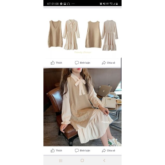 Trả order Áo len gile