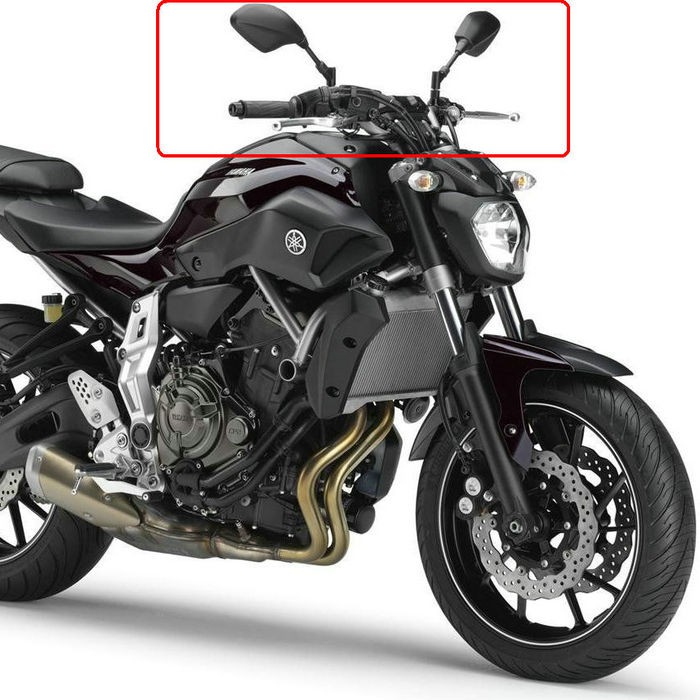 Gương Chiếu Hậu Chuyên Dụng Cho Xe Yamaha Mt25 Mt03 09 07 Fz07 Fz09 Fz10 Fj09