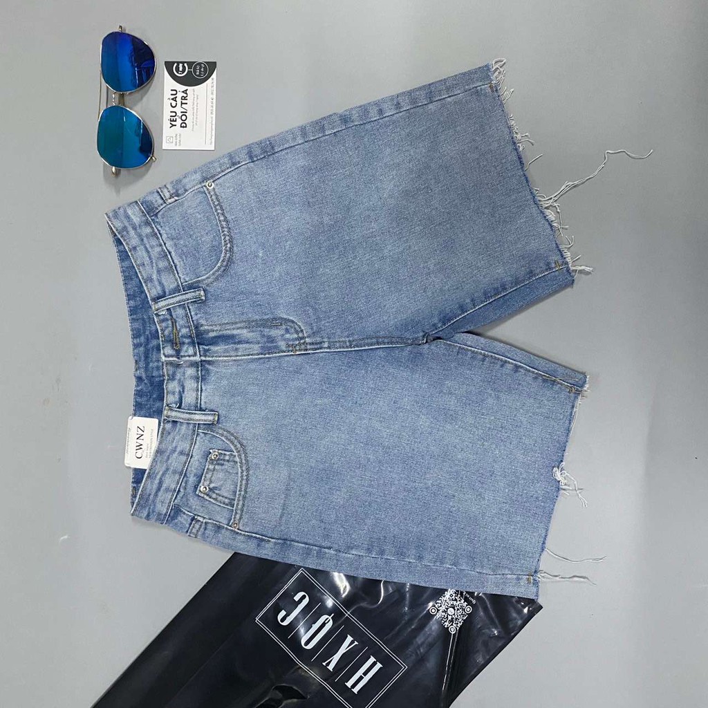 [SẴN] Quần shorts lửng jean nữ Ulzzang Quảng Châu QLJ51