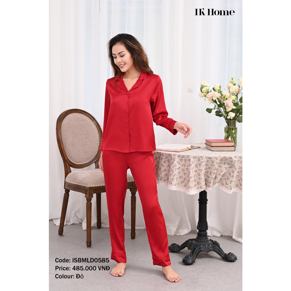 Bộ mặc nhà áo dài tay quần dài IK 0585 Giá 485,000đ