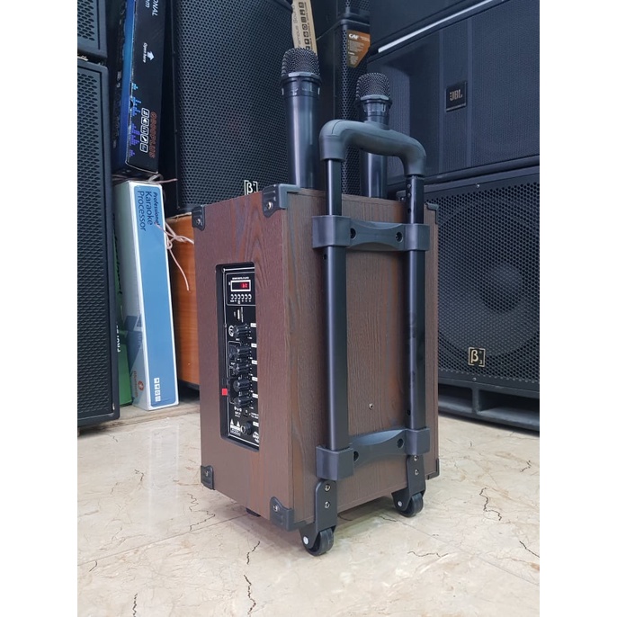 Loa kéo Karaoke Bluetooth Best Sound BD-9080: Bass 20, Có 2 Micro không dây đi kèm