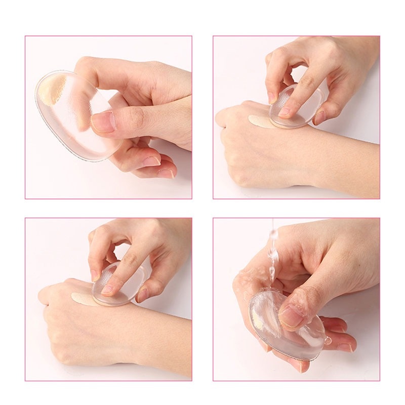 Mút silicone HLLR dùng tán kem nền trang điểm