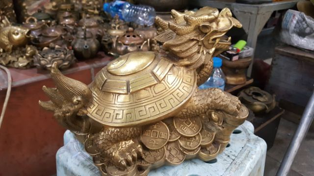 Rùa Đầu Rồng (Long Quy) cao 15cm