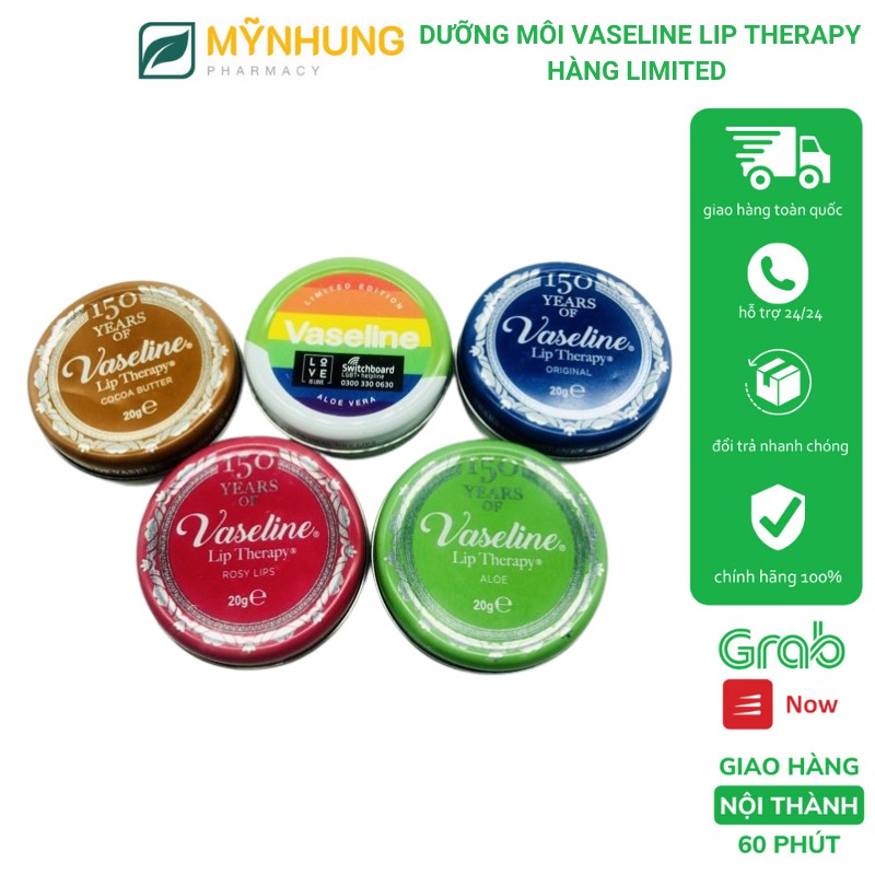 UK xịn- DƯỠNG MÔI LIP THERAPY HƯƠNG THƠM DỄ CHỊU 20gr