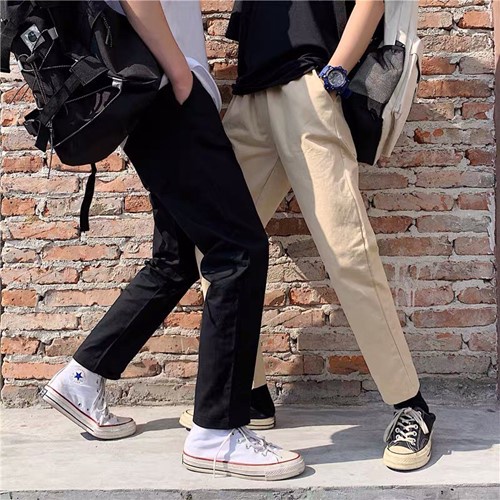 [Mã SKAMFSW175 giảm 10K đơn 50K] Quần kaki trơn,Quần Baggy Nam Nữ KAKI Ống Suông Unisex co giãn trẻ trung năng động
