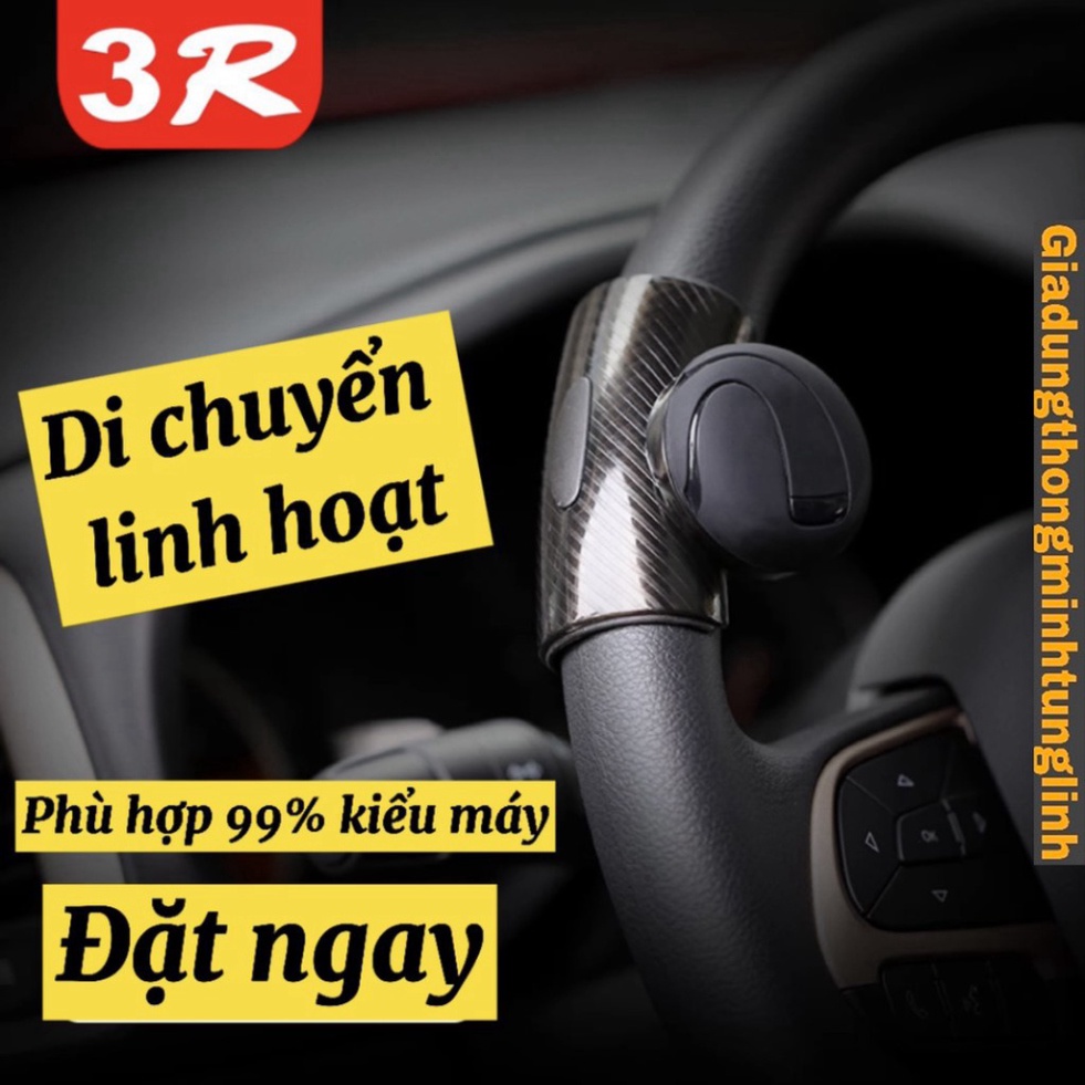 Tay xoay trợ lực vô lăng ô tô Đa Năng𝑭𝑹𝑬𝑬𝑺𝑯𝑰𝑷tay xoay di chuyển linh hoạt, có đệm bên trong, phù hợp 99% kiể