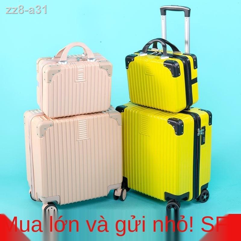 Hành lý nhỏ nữ mới 18 inch Vali kéo mini nội trú nhẹ du lịch 20 hợp thời trang