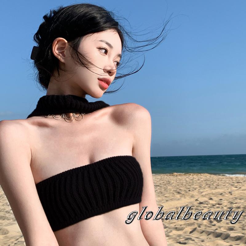 Áo Croptop Không Tay Hở Lưng Màu Trơn Cho Nữ La8-YS-YS