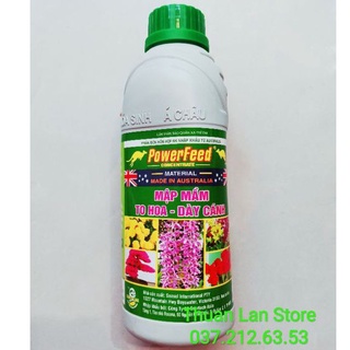 Chai 1lít phân cá powerfeed không hôi hữu cơ úc