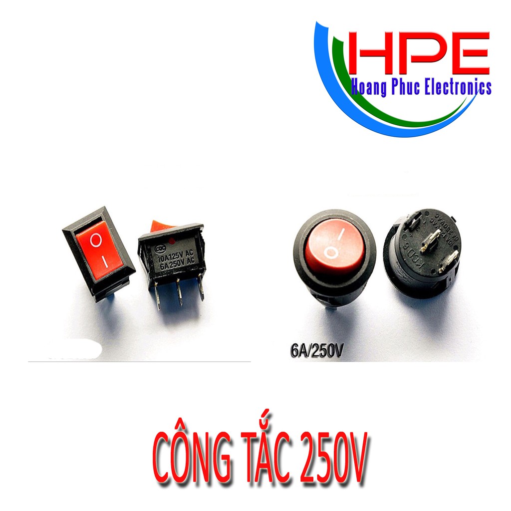 Công tắc 6A 250V