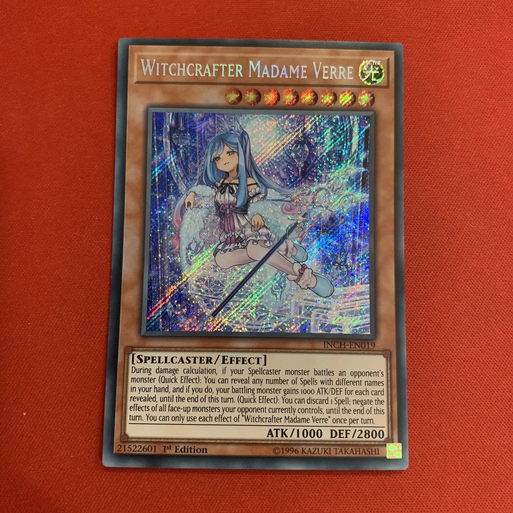 EN]Thẻ Bài Yugioh Chính Hãng] Witchcrafter Madame Verre