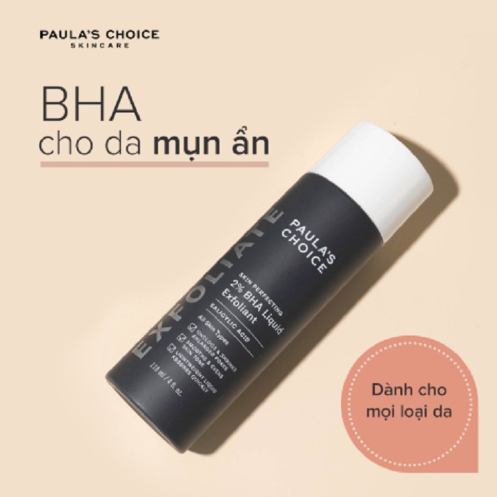 Tẩy tế bào chết hóa học Paula's Choice Skin Perfecting 2% BHA Liquid Exfoliant 118ml - 2010