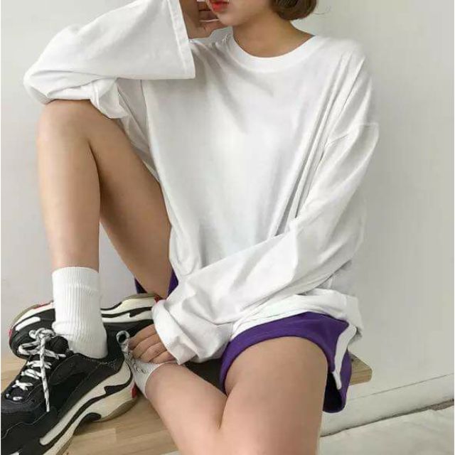 Áo long tee form unisex, có 8 màu (ảnh thật) | BigBuy360 - bigbuy360.vn