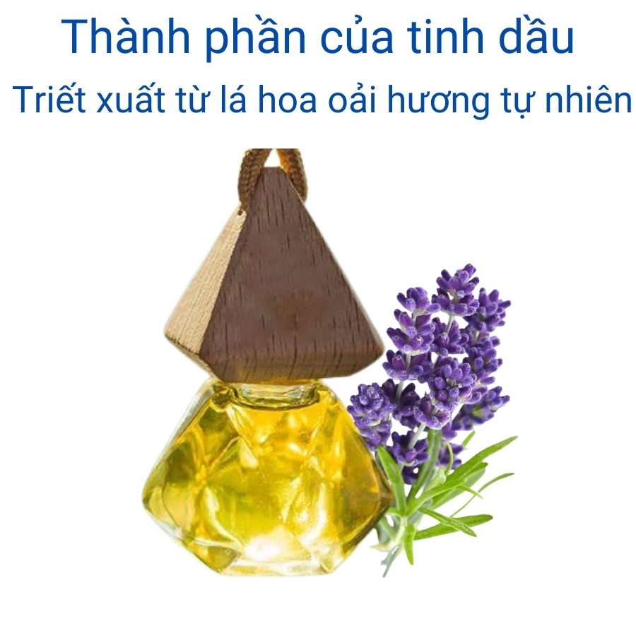 Tinh dầu treo xe ô tô mùi Oải Hương - Lavender thiên nhiên nguyên chất khử mùi xe hơi 7ml MỘC Mitauto