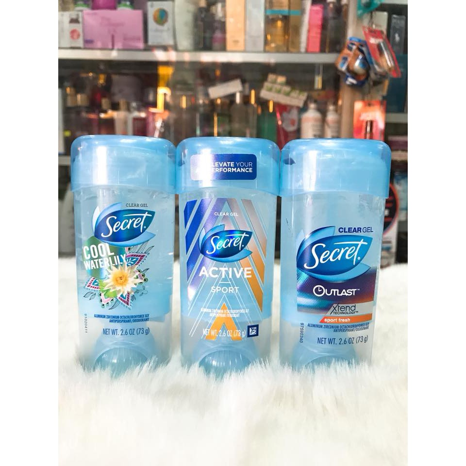 (USA) Lăn Khử Mùi Secret Clear Gel Trong Suốt Cho Nữ 73g | BigBuy360 - bigbuy360.vn