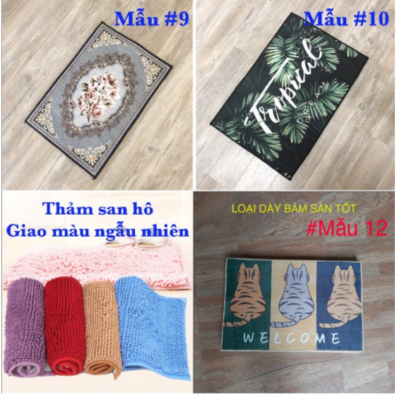 [FREESHIP ❤️ ] THẢM CHÙI CHÂN 3D SIÊU THẤM - CHỐNG TRƠN TRƯỢT - BÁM SÀN CỰC TỐT