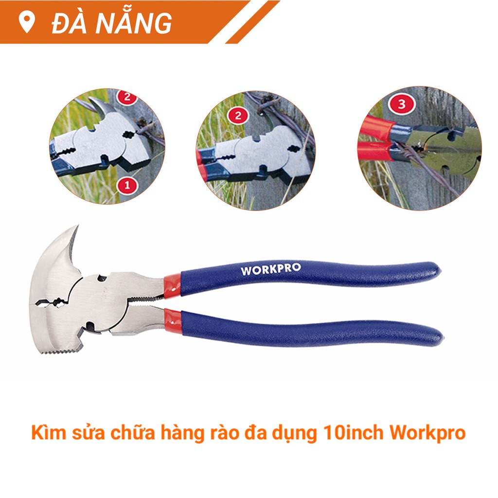 Búa kiêm kìm nhổ đinh 10 inches WORKPRO W031038