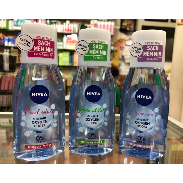 Nước tẩy trang Nivea Acne Care Make up clear Micellar water 125ml