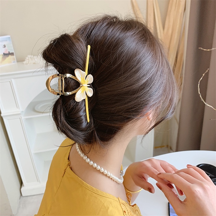 Kẹp Tóc Kim Loại Tráng Men Nhiều Màu Hình Bướm Phong Cách Hàn Quốc Dành Cho Bé Gái