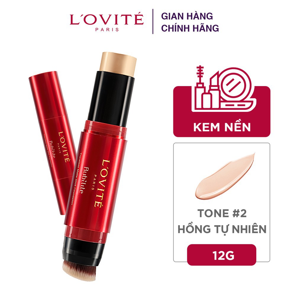 Kem nền dạng thỏi Rubilite Lovite 12g