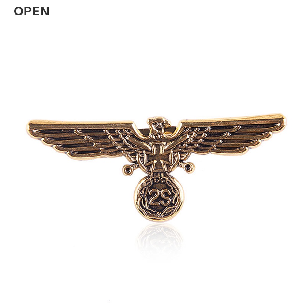 Op 1 Cái Trâm Cài Cổ Áo Hình Đầu Sói Cổ Điển Unisex Trang Sức Bộ Sưu Tập my