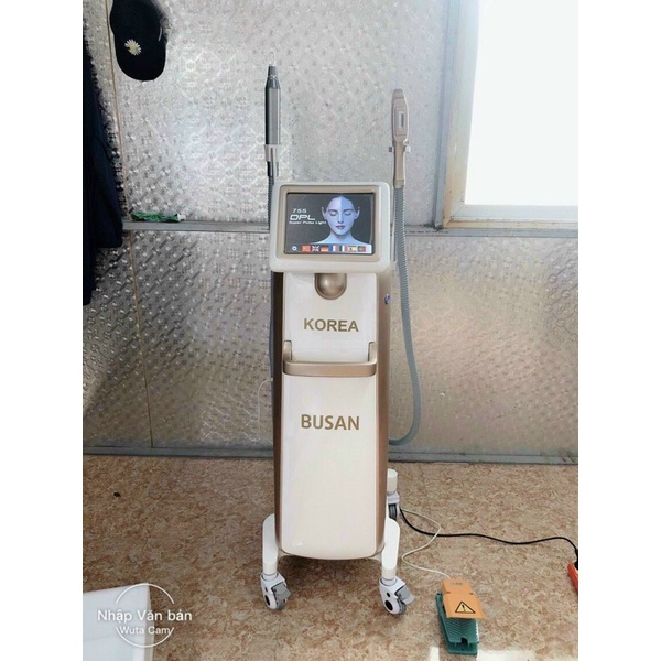 Máy triệt lông, xoá xăm Bussan Korea