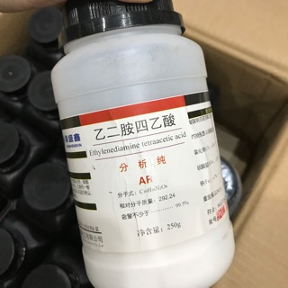 Hóa chất c10h16n2o8 ethylenediaminetetraacetic edta cas 60-00-4 lọ 250g