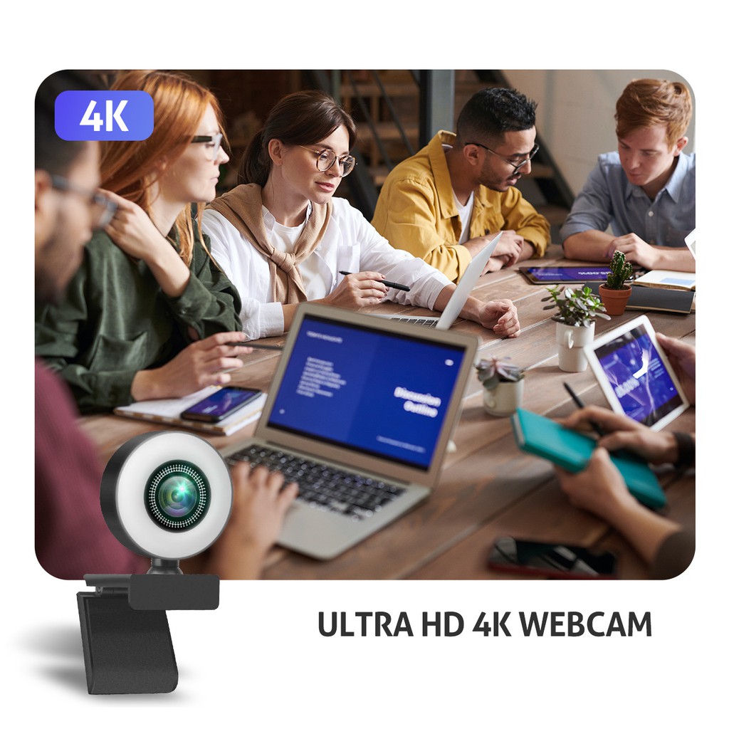 Webcam Có Mic Độ Phân Giải 1080p Chất Lượng Cao Có Led Trợ Sáng | BigBuy360 - bigbuy360.vn
