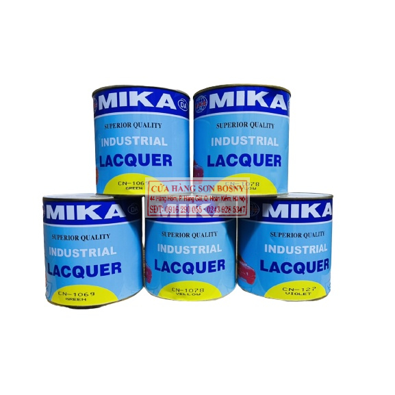 Sơn Công nghiệp Mika nhanh khô dùng cho ô tô, xe máy, đồ nhựa
