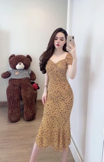 Váy hoa nhí đuôi cá siêu xinh