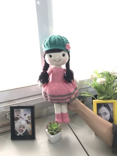 Búp bê len móc 30cm