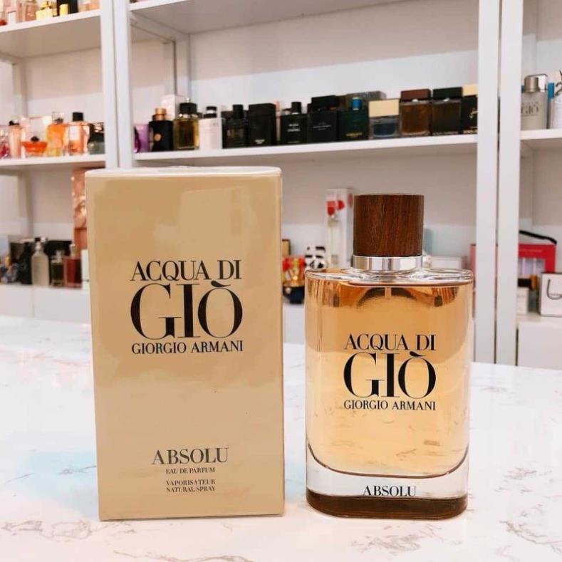 Nước Hoa Nam AQua Di Gio Nâu EDP 75ml lịch lãm đàn ông , Nước Hoa AQUA DI GIO Nâu nam tính -Linh Chi Mỹ Phẩm
