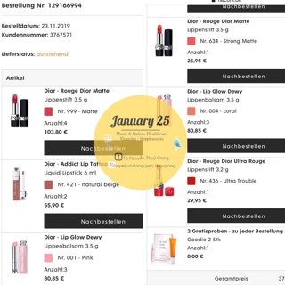 Son Dior Ultra Rouge 436 (Bill Đức)