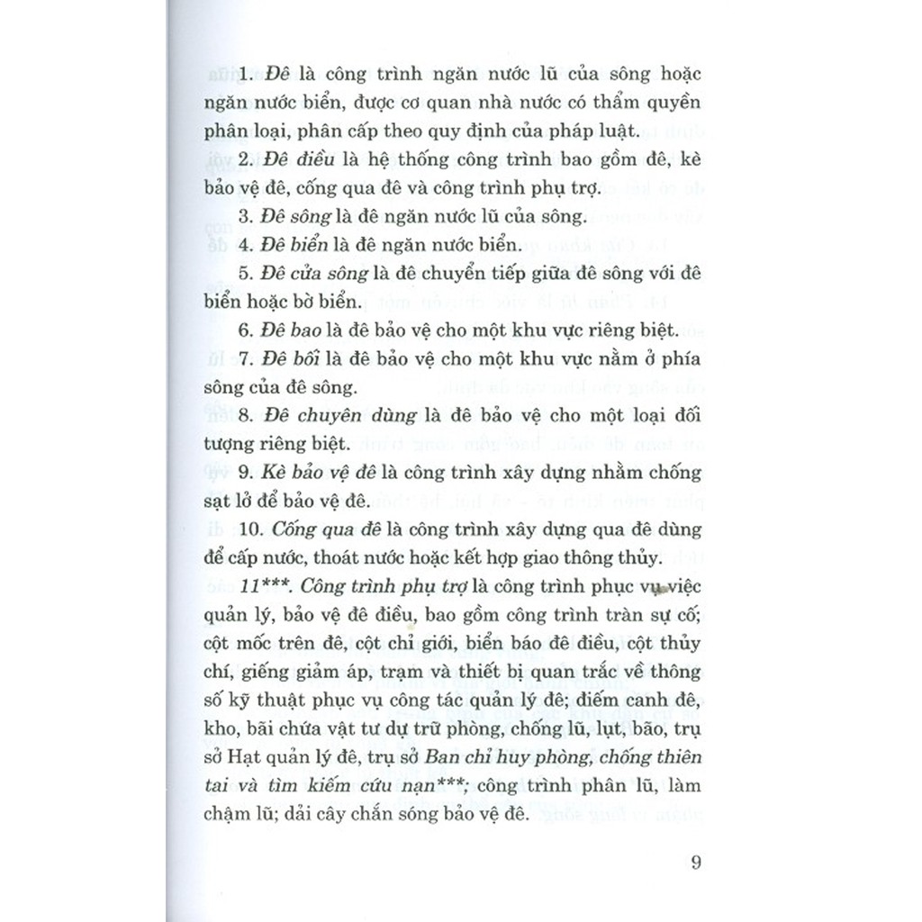 Sách - Luật Đê Điều (Hiện hành) (Sửa đổi, bổ sung năm 2008, 2018, 2020)