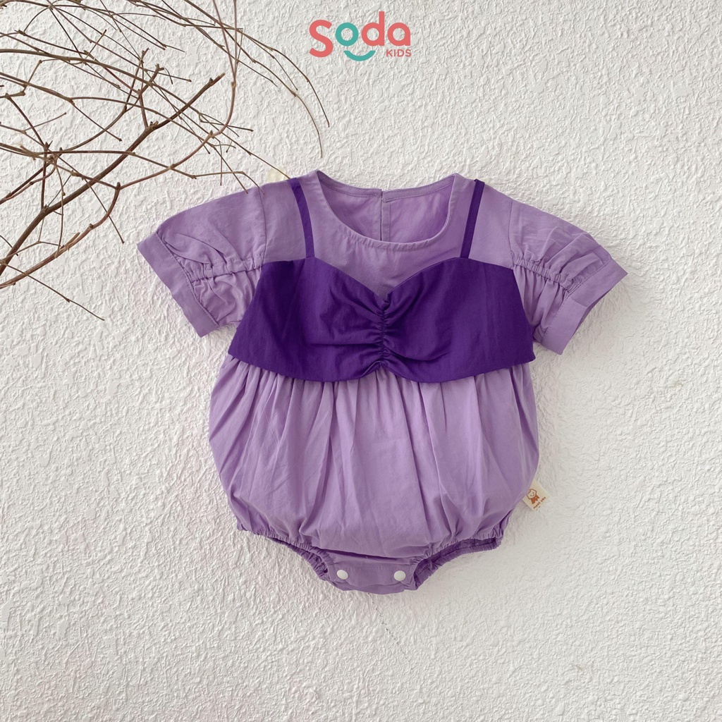 Body cho bé gái SODA KIDS phong cách tiểu thư (04 màu)