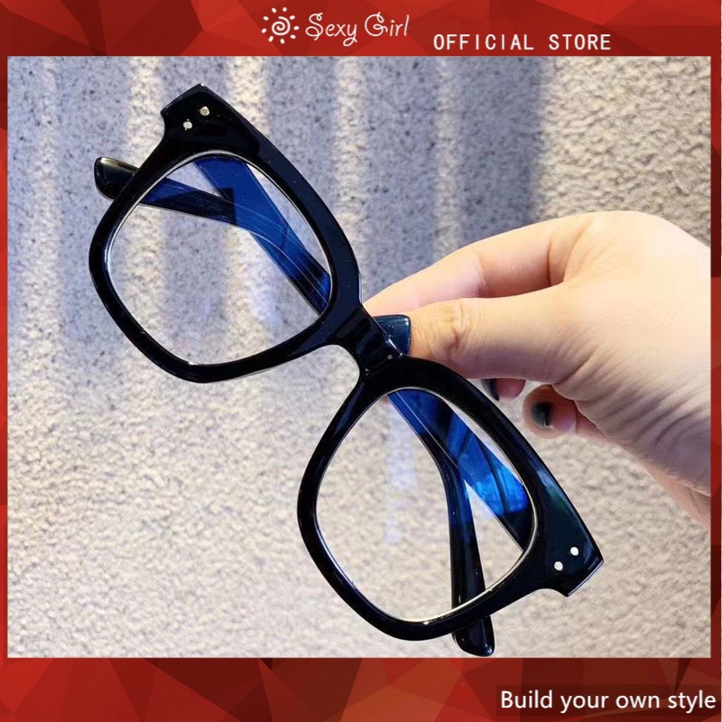 Kính Mát Gọng Vuông Chống Ánh Sáng Xanh Phong Cách Hàn Quốc Cho Nữ