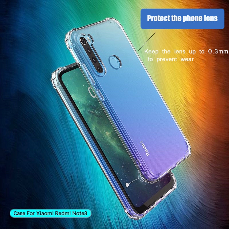 Ốp điện thoại silicon chống sốc cao cấp thời trang cho Xiaomi Redmi Note 8 Pro
