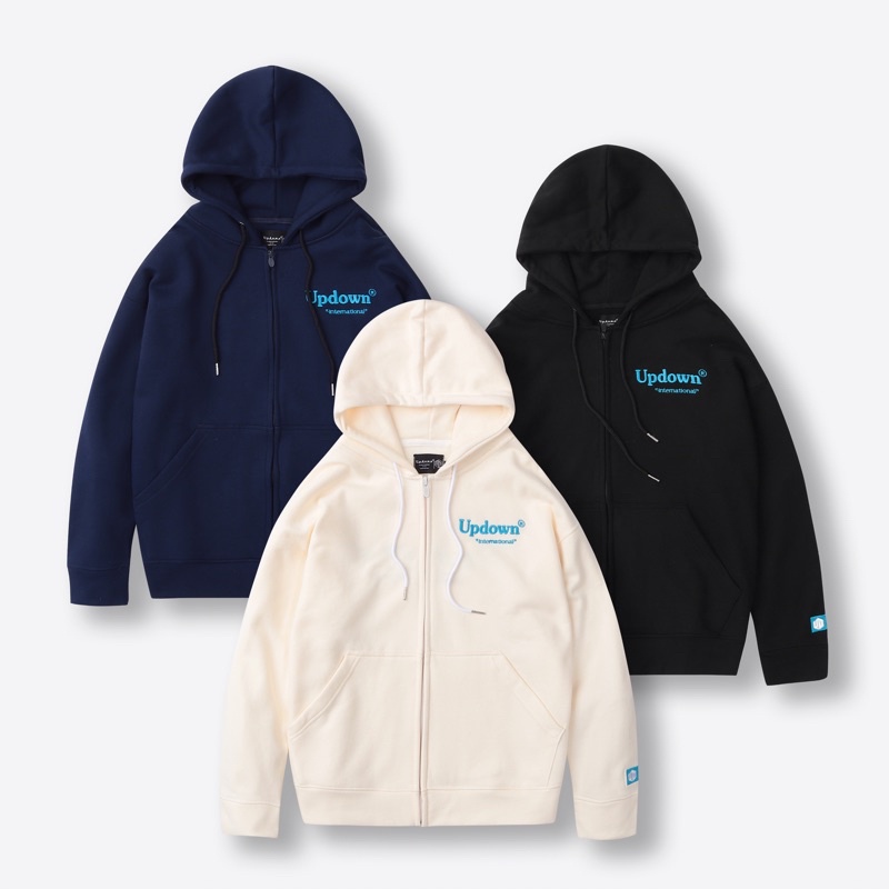 Áo Khoác Hoodie Zip SS2 - UPDOWN chất liệu dày dặn form rộng Unisex