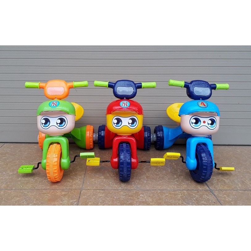 XE ĐẠP BA 3 BÁNH CÚT KÍT CHO 1-4T PHÁT SÁNG GẤP GỌN