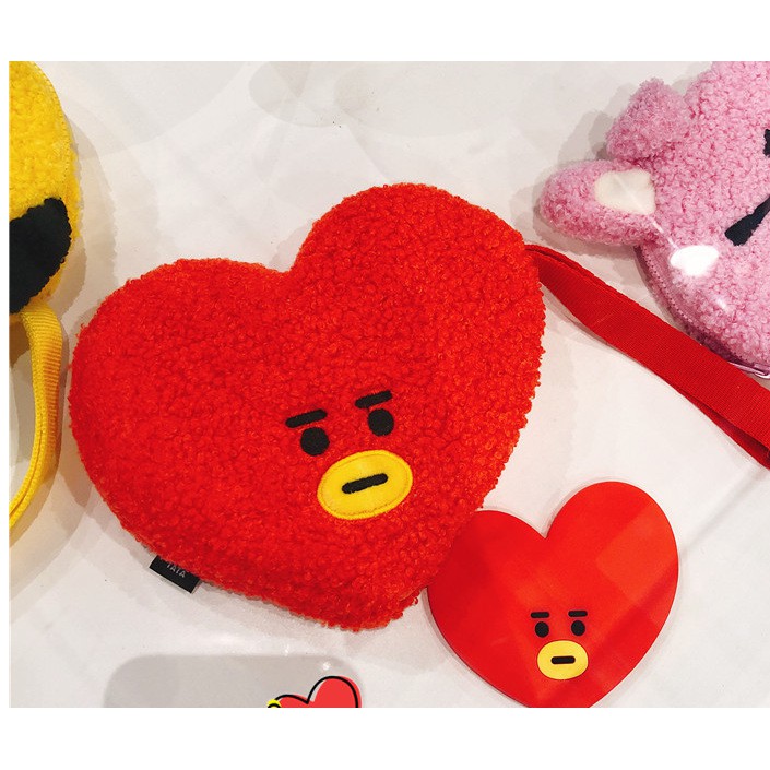 Ví BT21bông thêu họa tiết - ẢNH THẬT