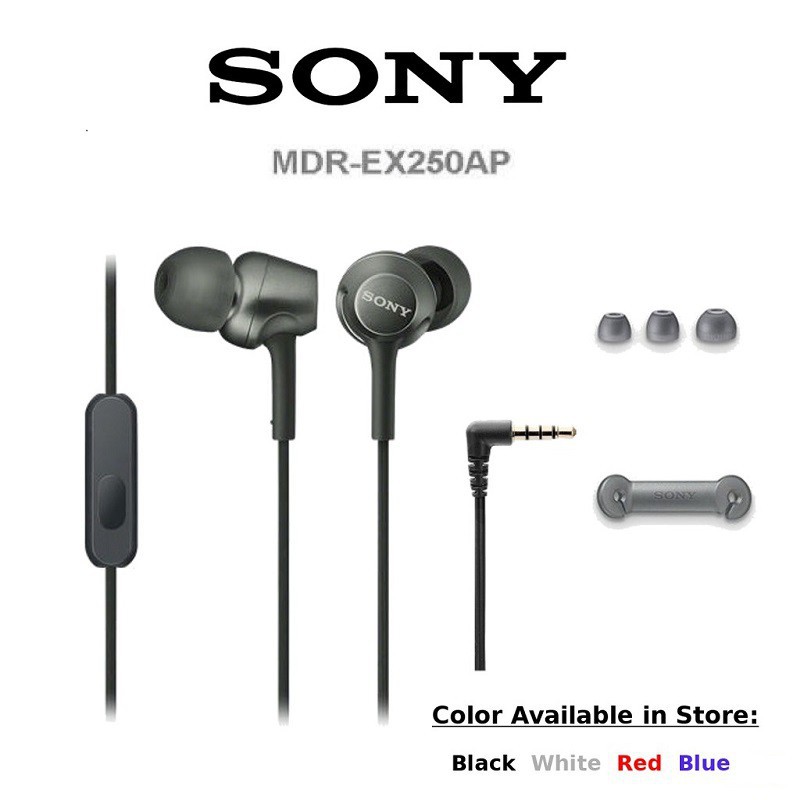 Tai Nghe Nhét Tai Sony Mdr-Ex250Ap 3.5mm