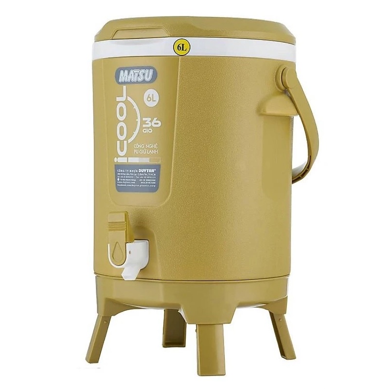 Bình đá giữ nhiệt Icool 6L đủ màu nhũ