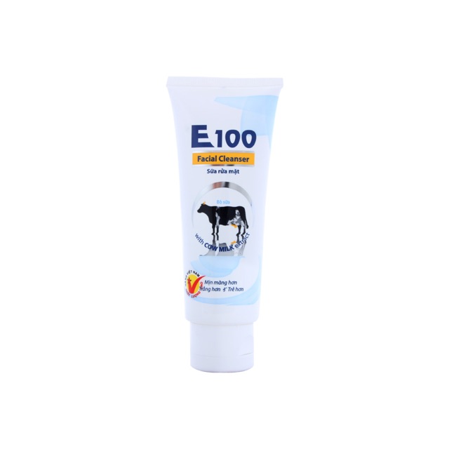 Sữa rửa mặt E100 tinh chất sữa bò tươi
