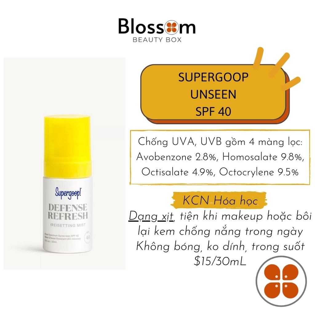 Set kem chống nắng Spf 50 Supergoop